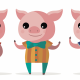 3 little pigs standing in a row, who had the better marketing or business development plan?