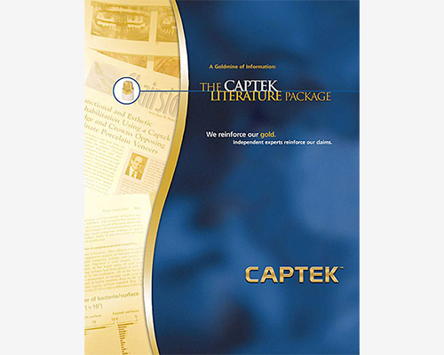 Captek Dental brochure, a healthcare marketing sample by Scott Silverman, Los Angeles copywriter and brand consultant.