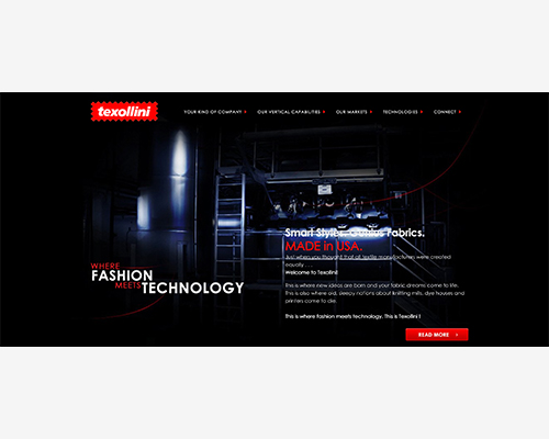 Texollini website, a manufacturing marketing sample by Scott Silverman, Los Angeles copywriter and brand consultant.